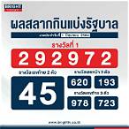 รางวัลสลากกินแบ่งรัฐบาล 1 มิถุนายน 2564